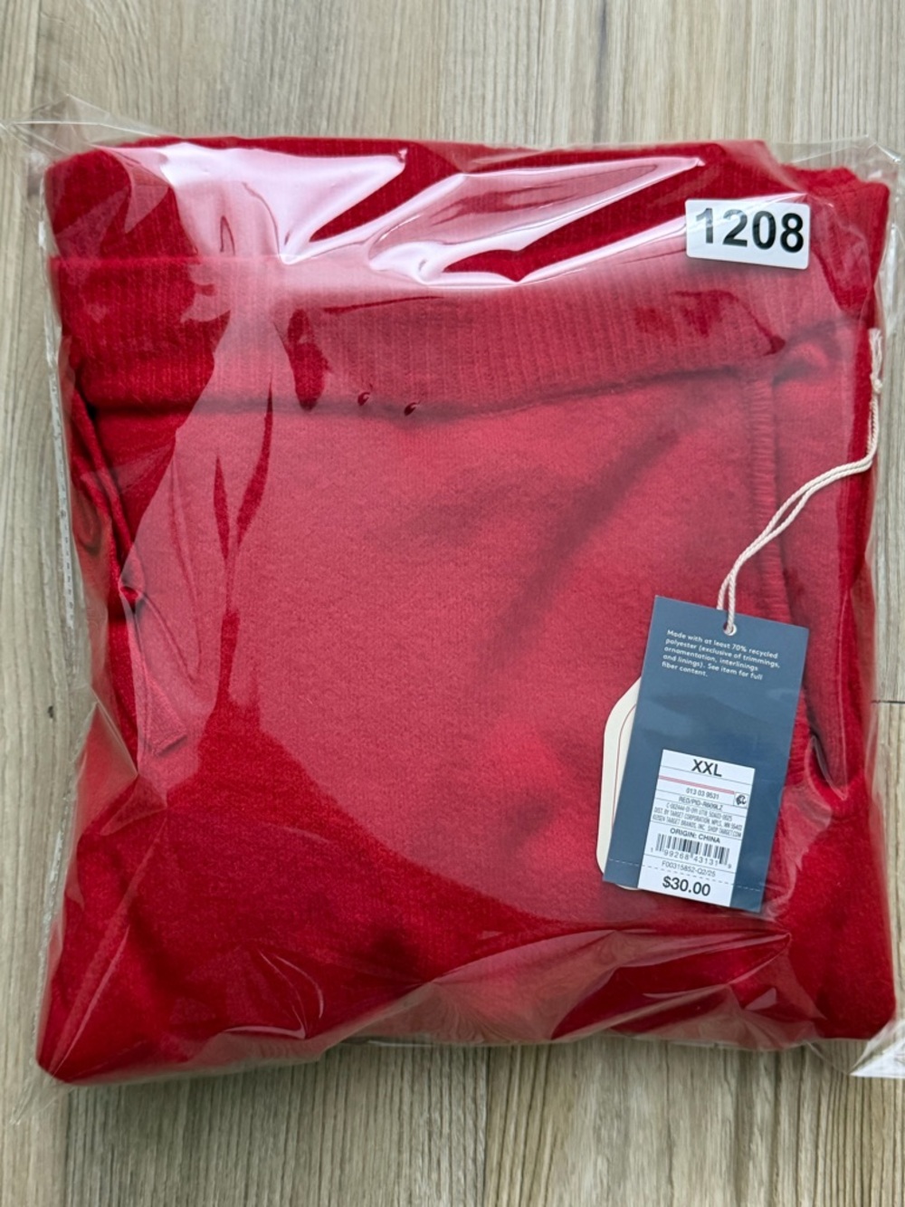 Universal Thread Women's Mid-Rise Straight Leg Pull-On Pants - Red - XXL - Picture 8 of 8